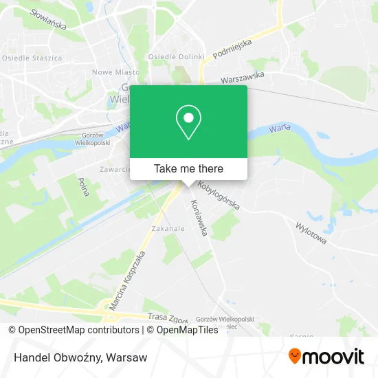 Карта Handel Obwoźny