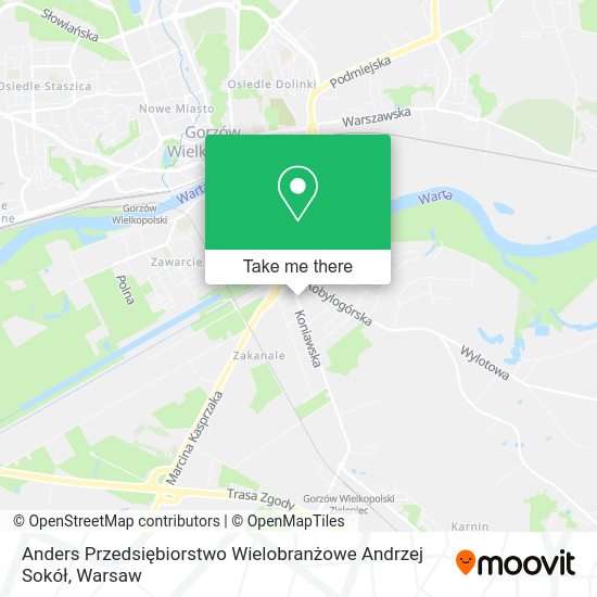 Anders Przedsiębiorstwo Wielobranżowe Andrzej Sokół map