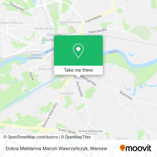 Dobra Meblarnia Marcin Wawrzyńczyk map