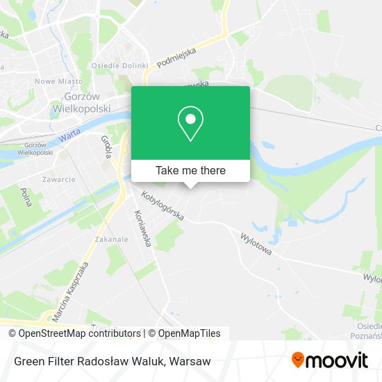 Green Filter Radosław Waluk map