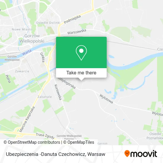 Карта Ubezpieczenia -Danuta Czechowicz