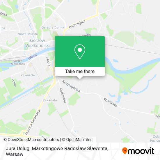 Jura Usługi Marketingowe Radosław Sławenta map