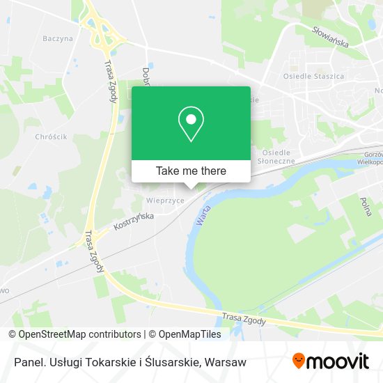 Panel. Usługi Tokarskie i Ślusarskie map