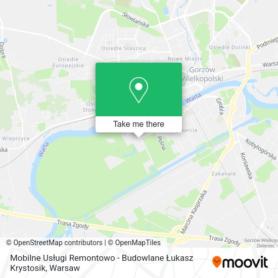 Mobilne Usługi Remontowo - Budowlane Łukasz Krystosik map