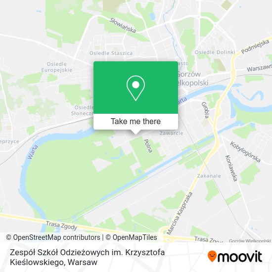 Zespół Szkół Odzieżowych im. Krzysztofa Kieślowskiego map