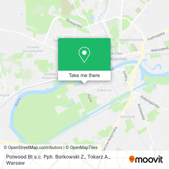 Карта Polwood Bt s.c. Pph. Borkowski Z., Tokarz A.