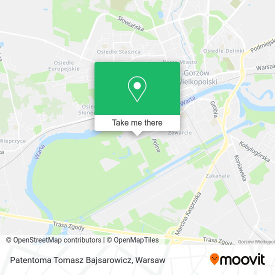 Patentoma Tomasz Bajsarowicz map