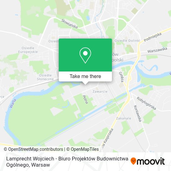 Lamprecht Wojciech - Biuro Projektów Budownictwa Ogólnego map