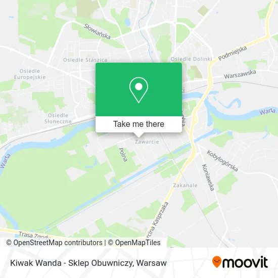 Карта Kiwak Wanda - Sklep Obuwniczy