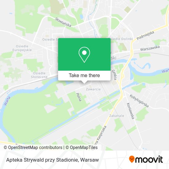 Apteka Strywald przy Stadionie map