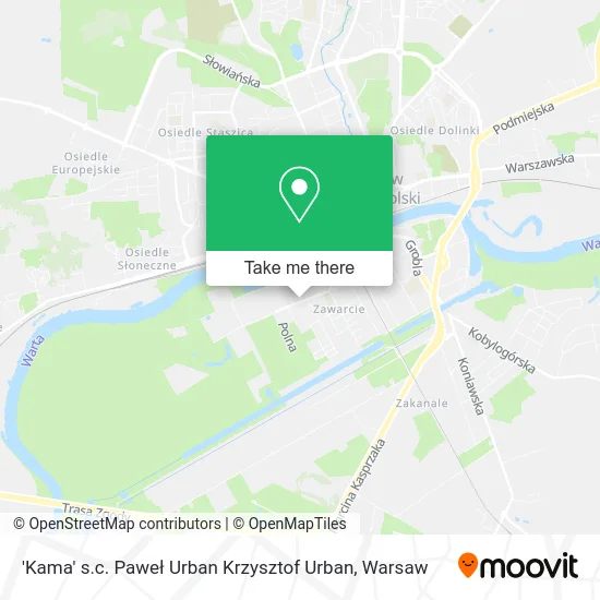 Карта 'Kama' s.c. Paweł Urban Krzysztof Urban