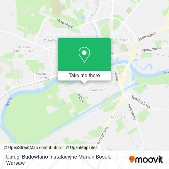 Usługi Budowlano Instalacyjne Marian Bosak map