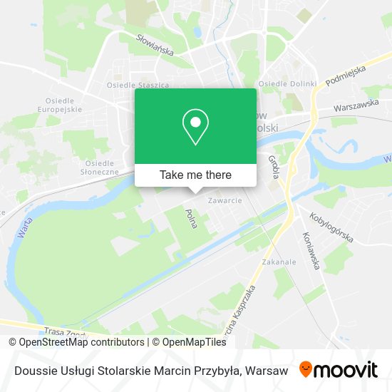 Doussie Usługi Stolarskie Marcin Przybyła map