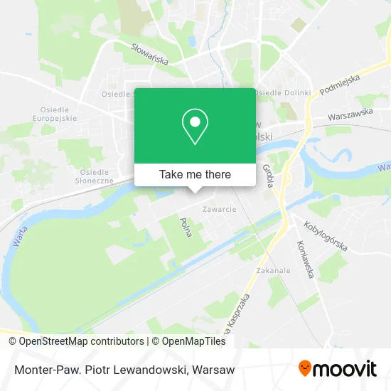 Карта Monter-Paw. Piotr Lewandowski