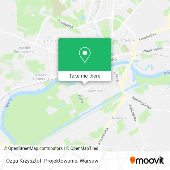 Карта Ozga Krzysztof. Projektowanie