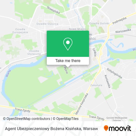 Agent Ubezpieczeniowy Bożena Kisińska map