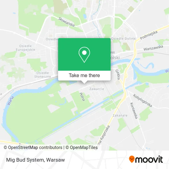 Карта Mig Bud System