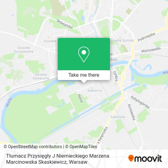 Tłumacz Przysięgły J Niemieckiego Marzena Marcinowska Skaskiewicz map