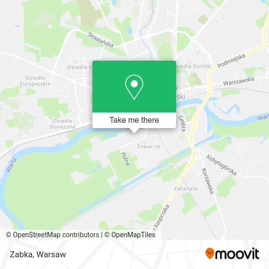Карта Zabka
