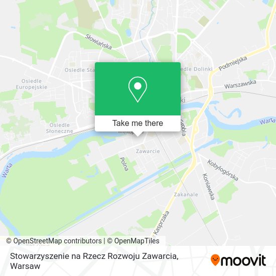 Карта Stowarzyszenie na Rzecz Rozwoju Zawarcia