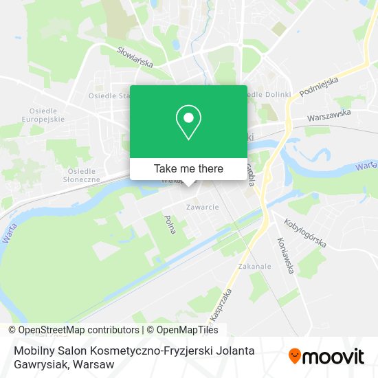 Mobilny Salon Kosmetyczno-Fryzjerski Jolanta Gawrysiak map