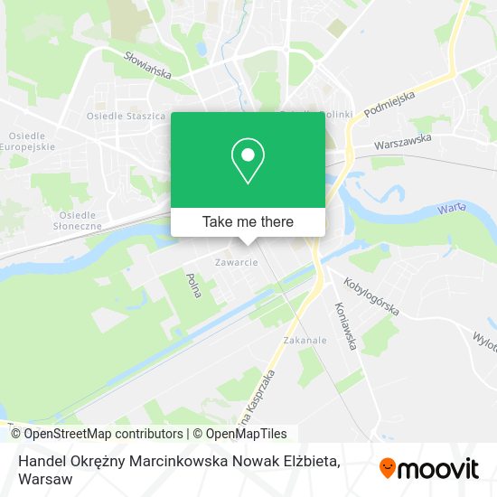 Handel Okrężny Marcinkowska Nowak Elżbieta map