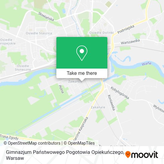 Gimnazjum Państwowego Pogotowia Opiekuńczego map