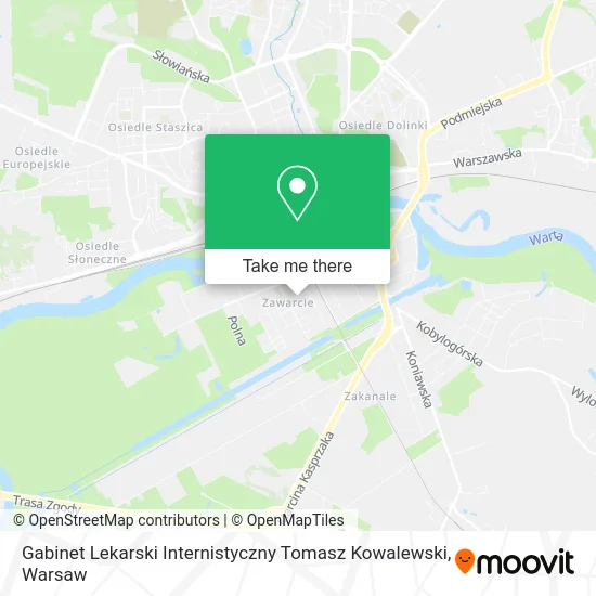 Карта Gabinet Lekarski Internistyczny Tomasz Kowalewski