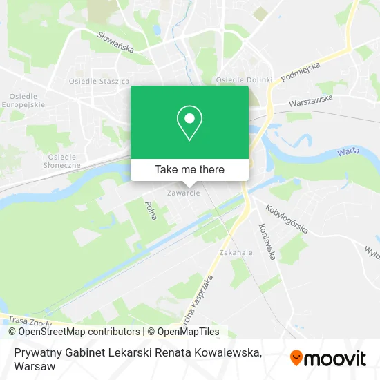 Карта Prywatny Gabinet Lekarski Renata Kowalewska