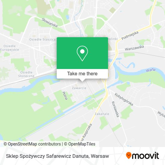 Sklep Spożywczy Safarewicz Danuta map