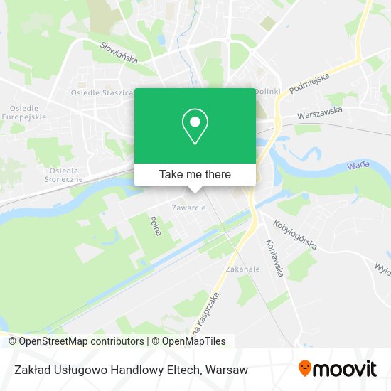 Zakład Usługowo Handlowy Eltech map