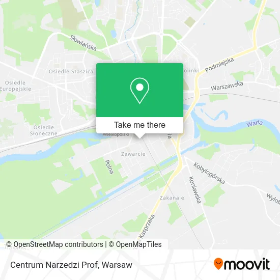 Карта Centrum Narzedzi Prof