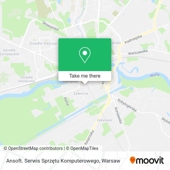 Ansoft. Serwis Sprzętu Komputerowego map