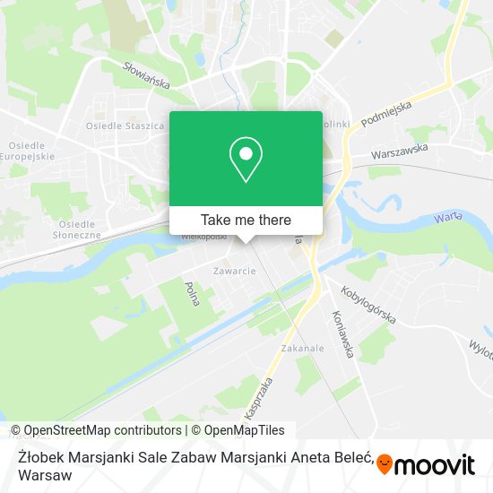 Żłobek Marsjanki Sale Zabaw Marsjanki Aneta Beleć map