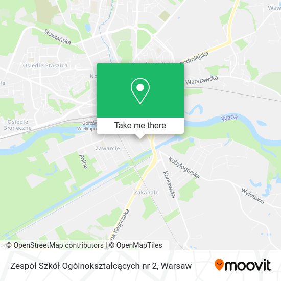 Zespół Szkół Ogólnokształcących nr 2 map