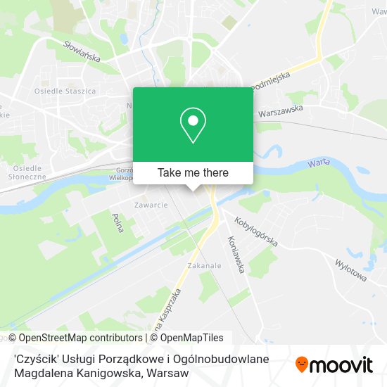 'Czyścik' Usługi Porządkowe i Ogólnobudowlane Magdalena Kanigowska map