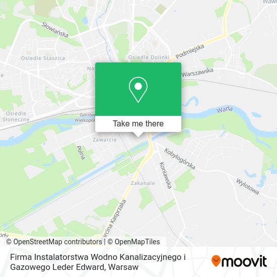 Firma Instalatorstwa Wodno Kanalizacyjnego i Gazowego Leder Edward map