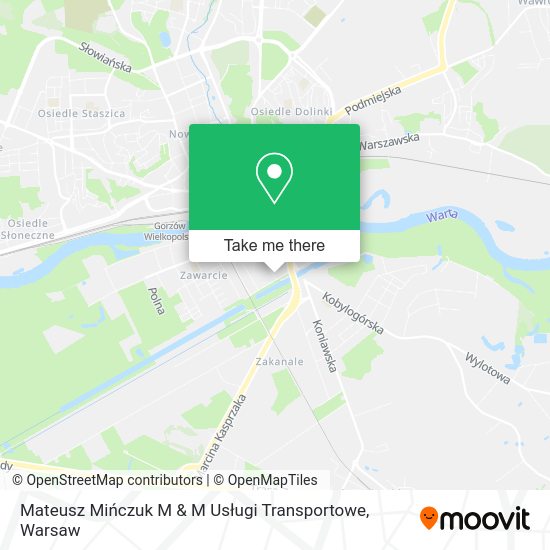 Mateusz Mińczuk M & M Usługi Transportowe map