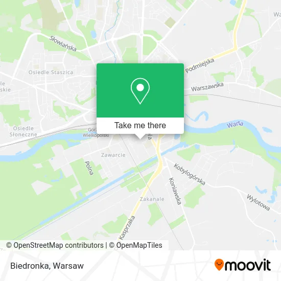 Biedronka map