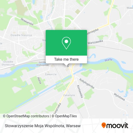 Карта Stowarzyszenie Moja Wspólnota