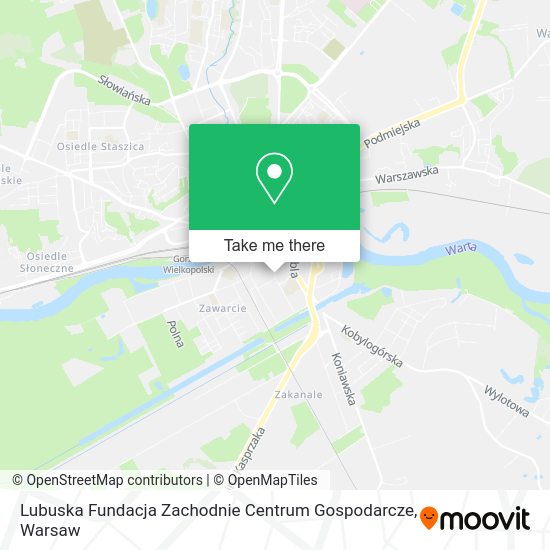 Карта Lubuska Fundacja Zachodnie Centrum Gospodarcze