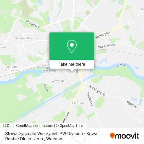 Stowarzyszenie Wierzycieli PW Division - Kowal i Rentier.Dk sp. z o.o. map