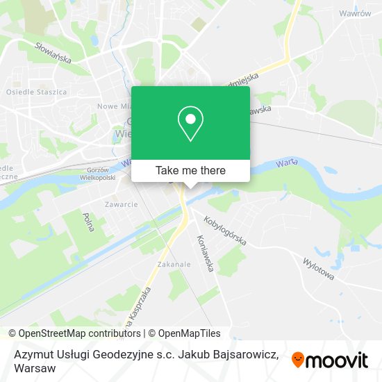 Azymut Usługi Geodezyjne s.c. Jakub Bajsarowicz map