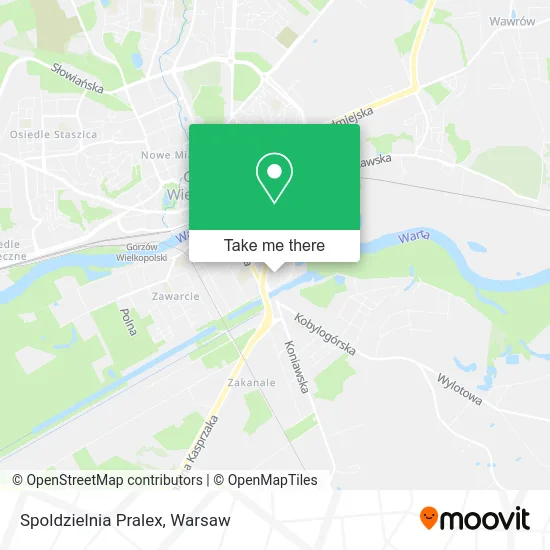 Карта Spoldzielnia Pralex