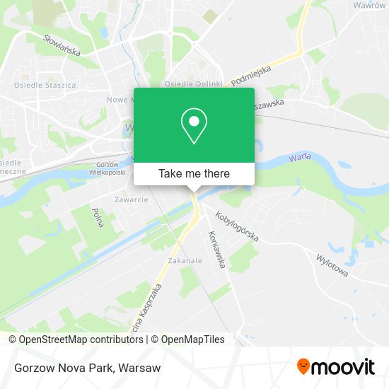 Gorzow Nova Park map