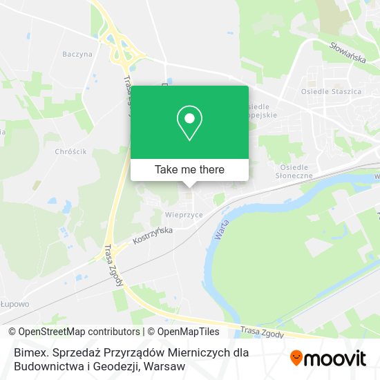 Карта Bimex. Sprzedaż Przyrządów Mierniczych dla Budownictwa i Geodezji