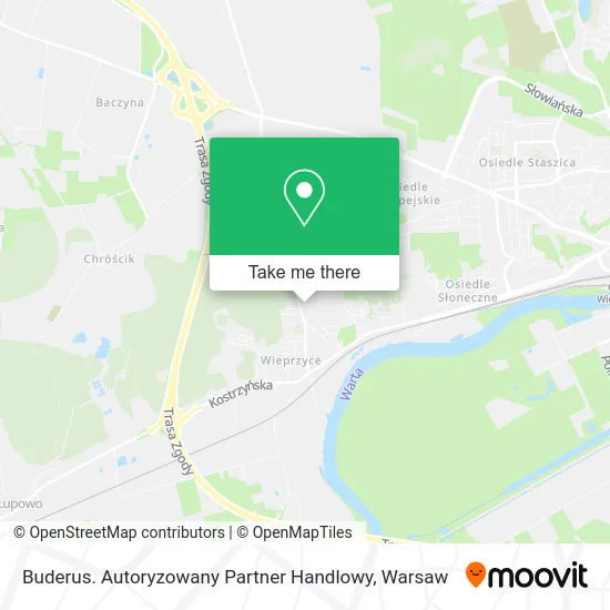 Карта Buderus. Autoryzowany Partner Handlowy