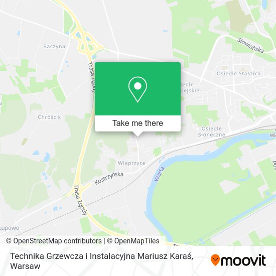 Technika Grzewcza i Instalacyjna Mariusz Karaś map