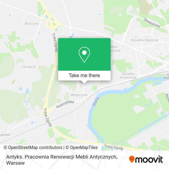 Карта Antyks. Pracownia Renowacji Mebli Antycznych