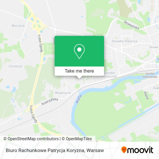 Biuro Rachunkowe Patrycja Koryzna map